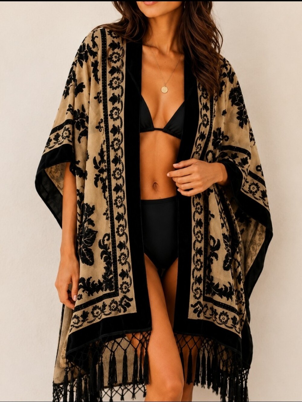 KiySations Lightweight Gray Kimono Jacket